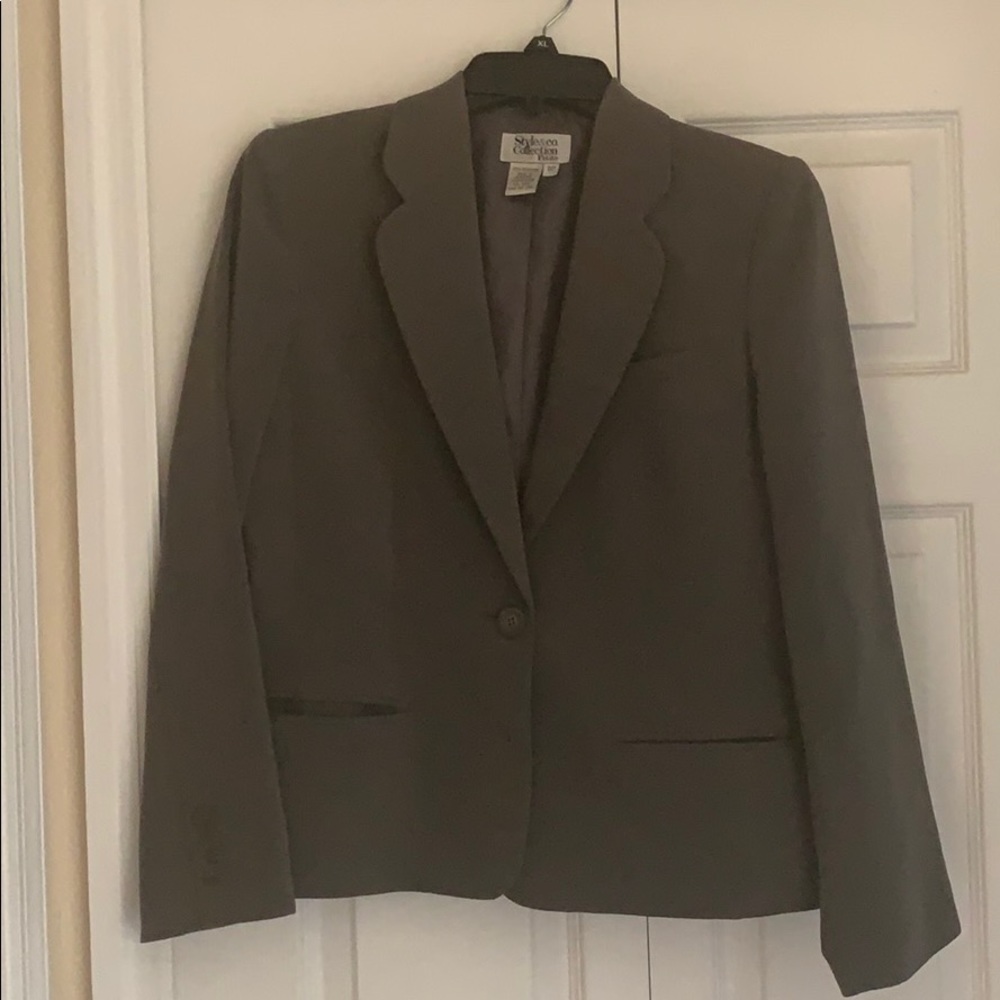 Green professional blazer